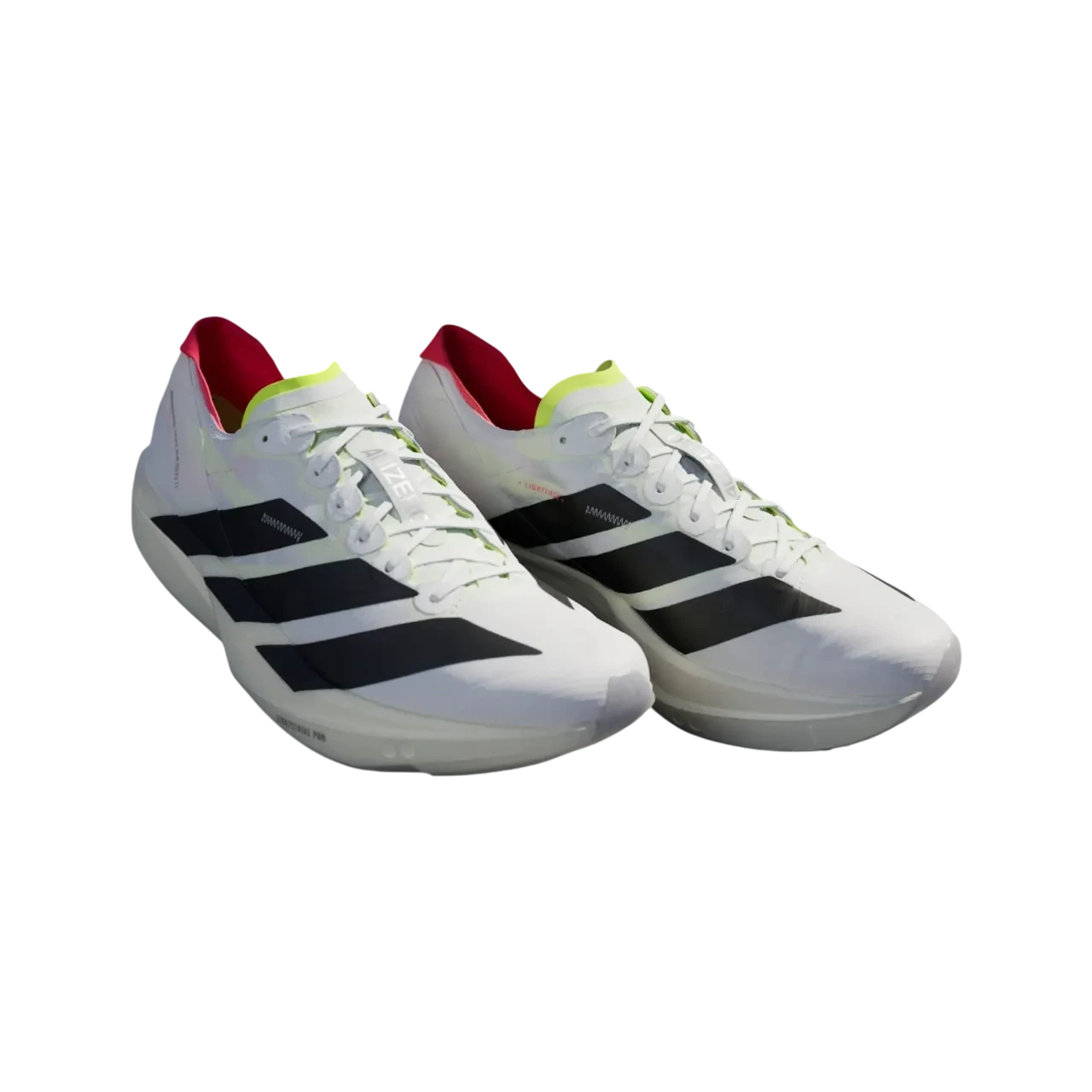 Adidas Adizero Takumi Sen 11 Shoes Cloud White / Core Black / Lucid Red Size 40