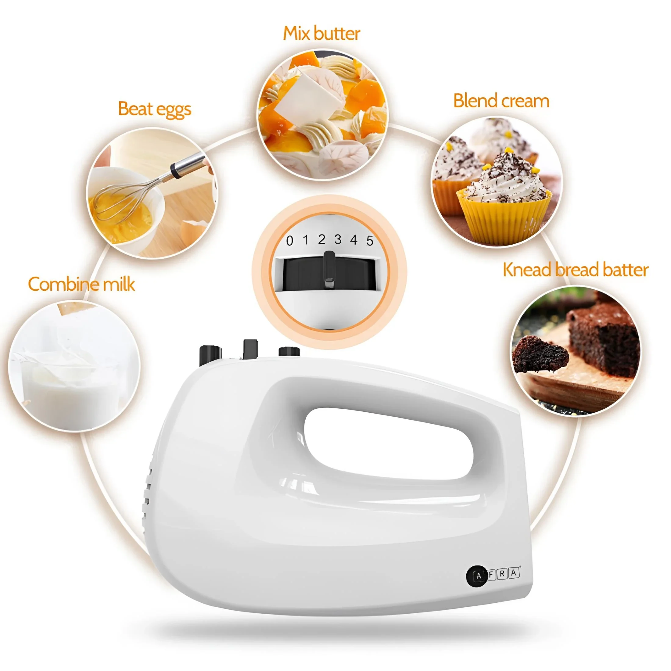 Afra Hand Mixer_Af-250 Hmwt