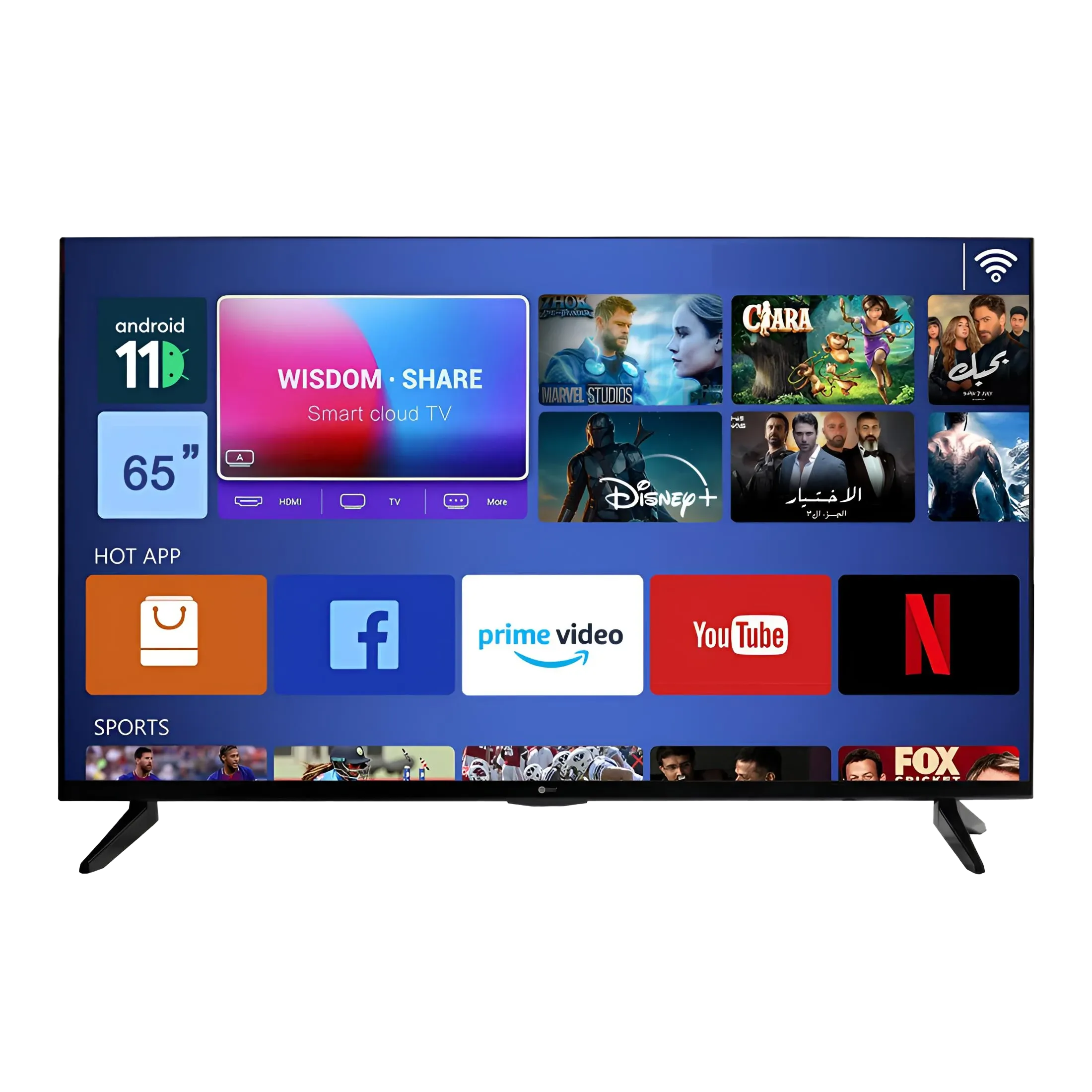 Afra Led Tv 65 4K Uhd Smart_Af-65114Kbk
