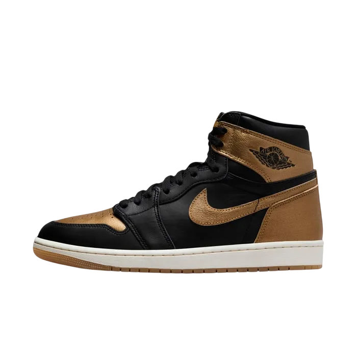 Nike Air Jordan 1 Retro High Og Metallic Gold Men's Shoes Dz5485-071 Size 37.5