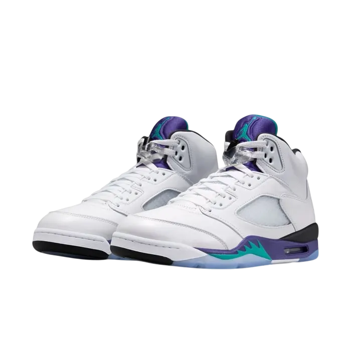 Nike Air Jordan 5 Grape Men's Shoes Hq7978-100 Size 47.5