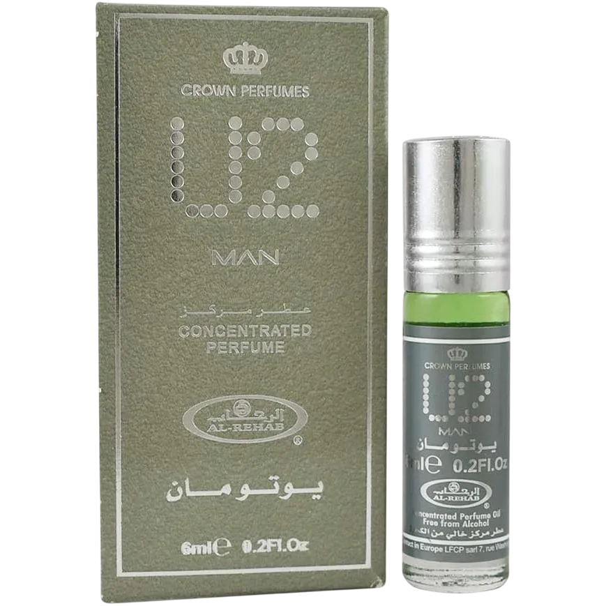 Al-rehab U2 Man Oil Perfume 6 Ml
