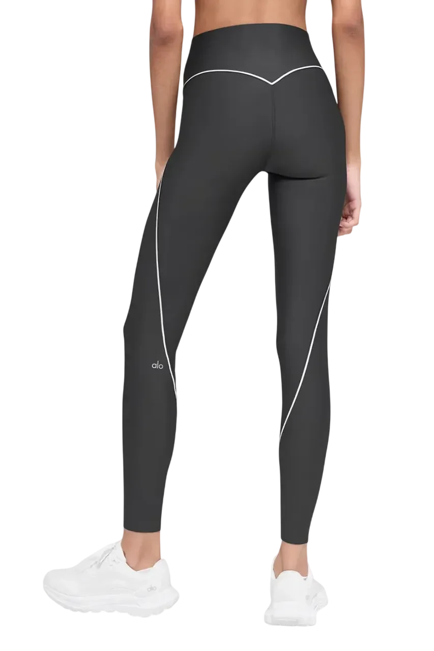 Alo Airlift High-waist Haven Legging Anthracite-white Size M