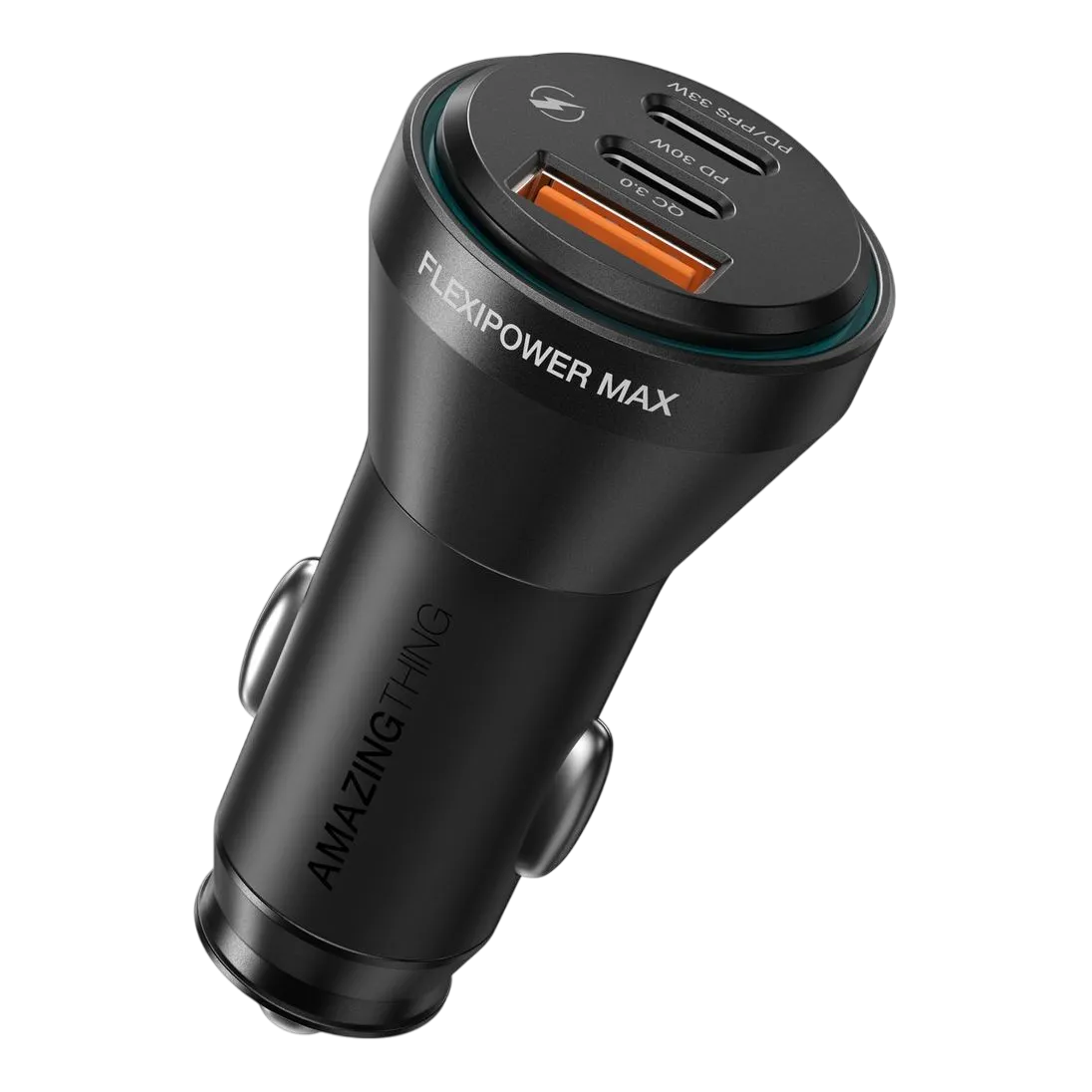 Amazingthing Flexipower Max Pd 63w 3 Port Car Charger Black Po63w