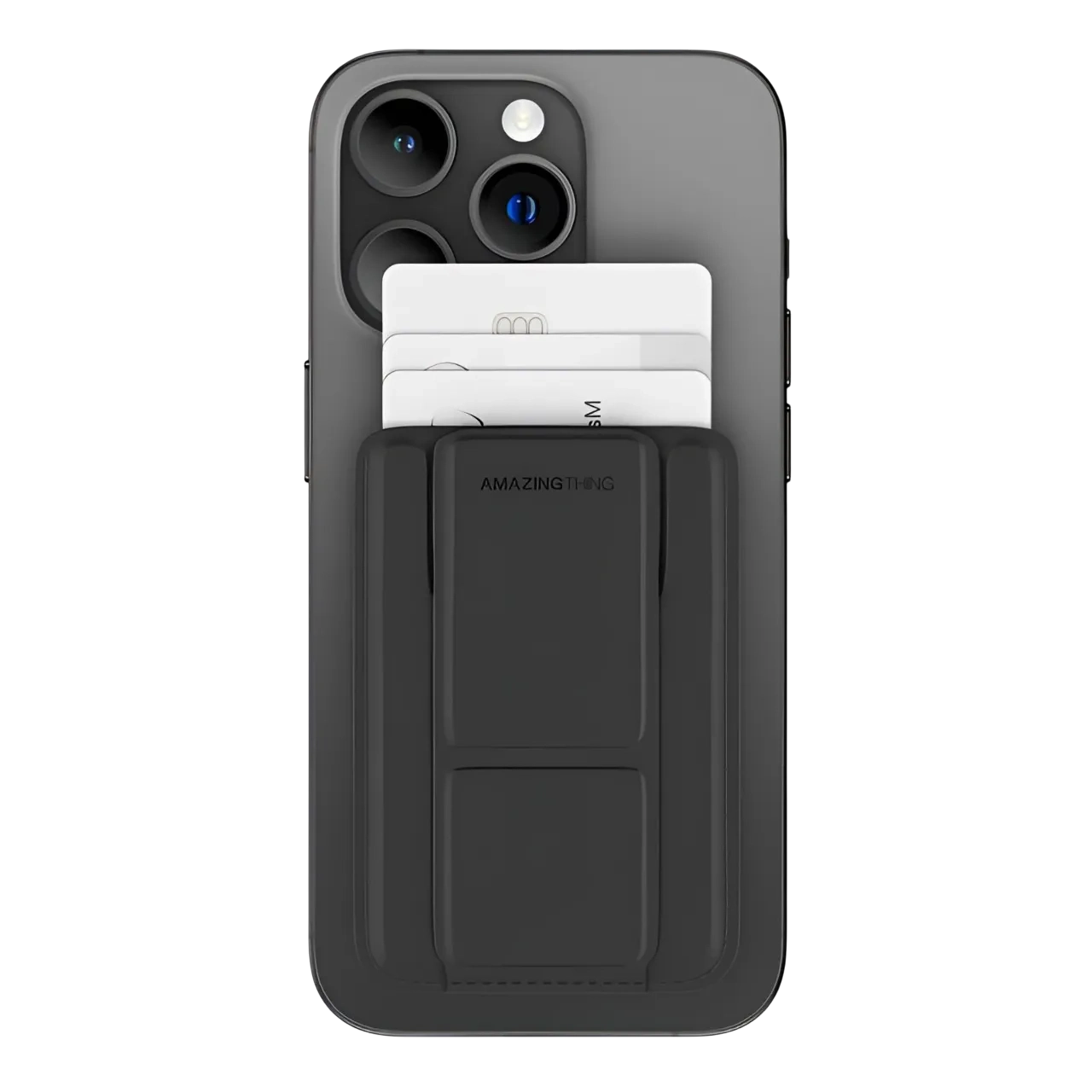 Amazingthing Marsix Pro Mag Magnetic Wallet Black Chmpmbk