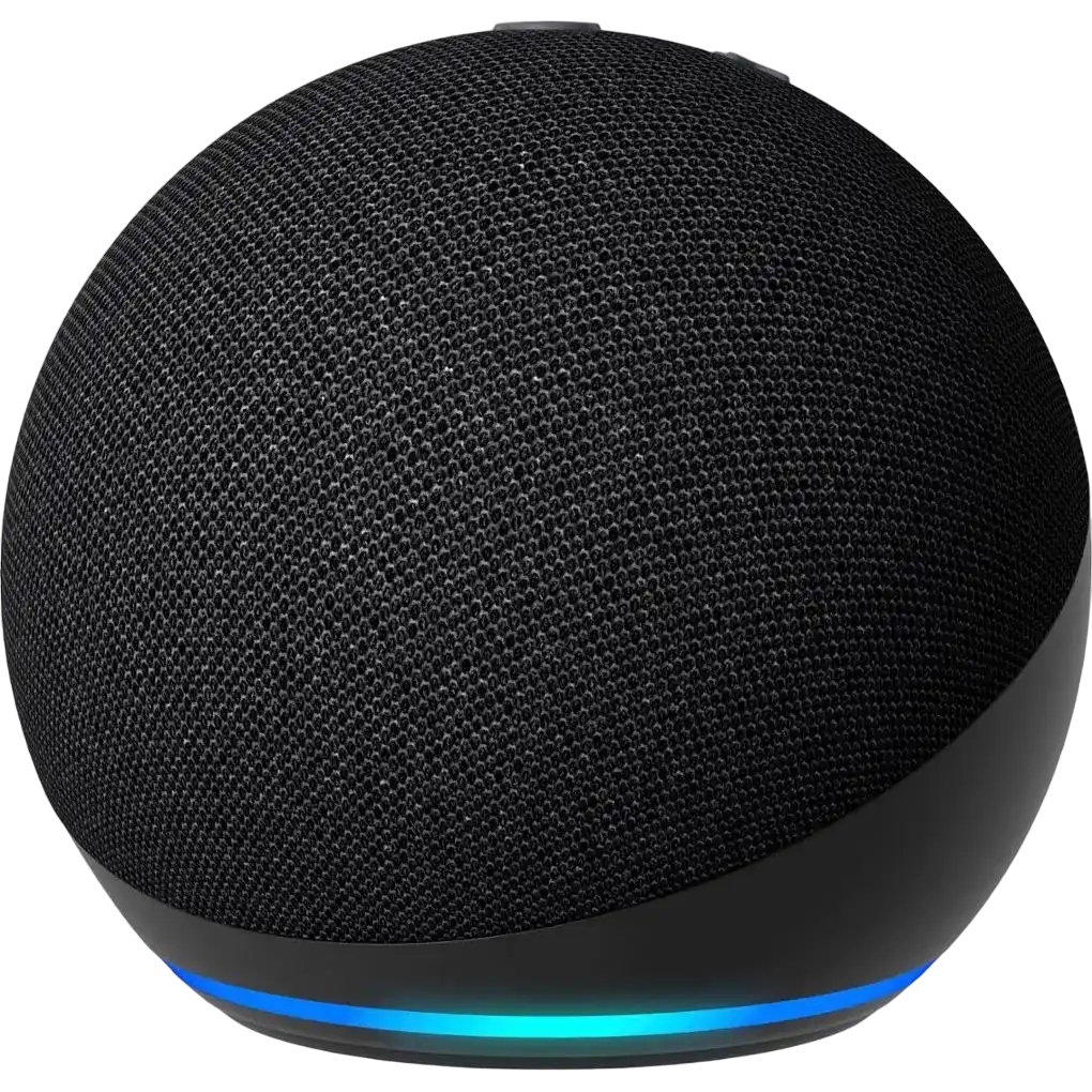 Amazon Echo Dot 5th Gen Smart Speaker With Clock And Alexa Charcoal