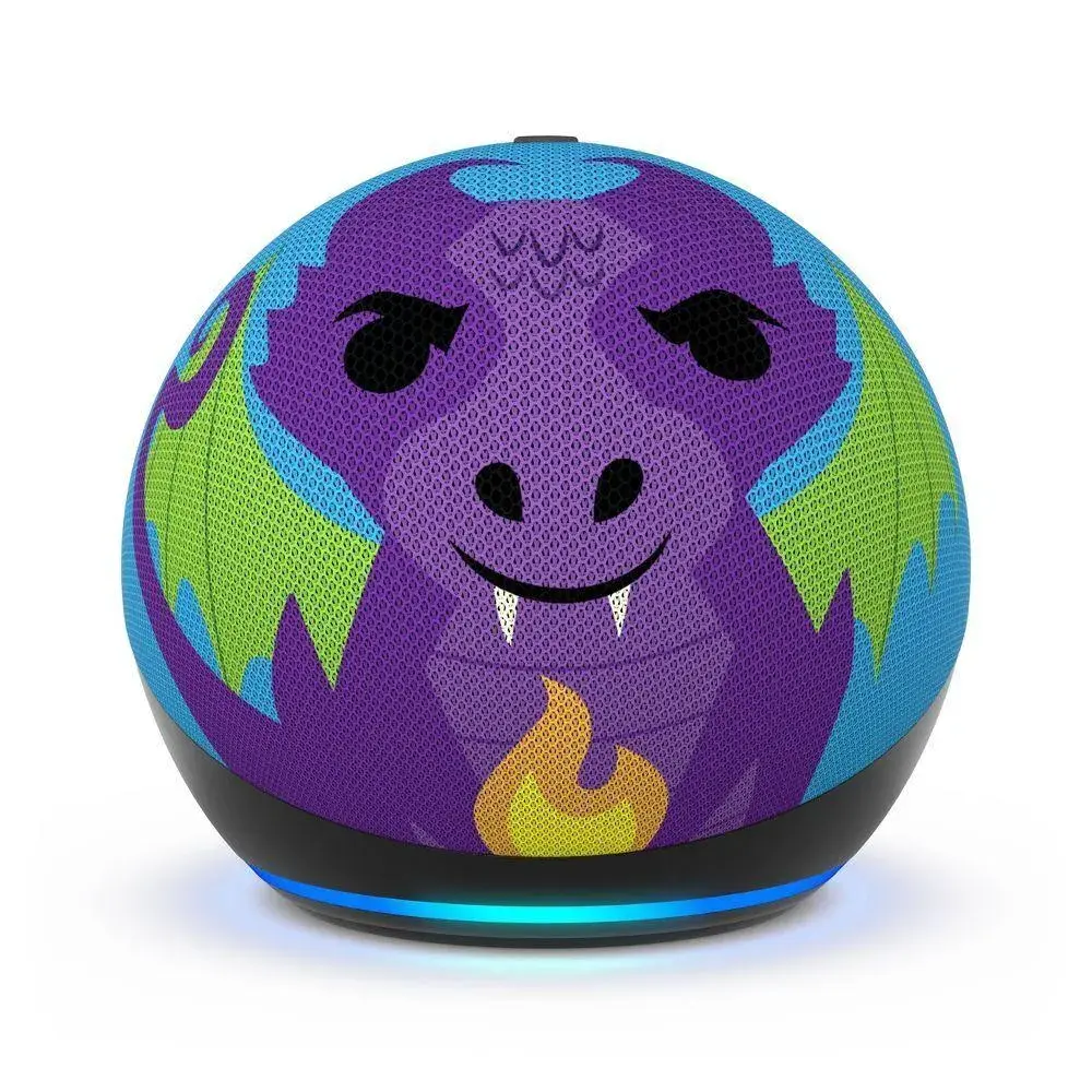 Amazon Echo Dot Kids 5th Gen 2022 With Alexa Fire Dragon