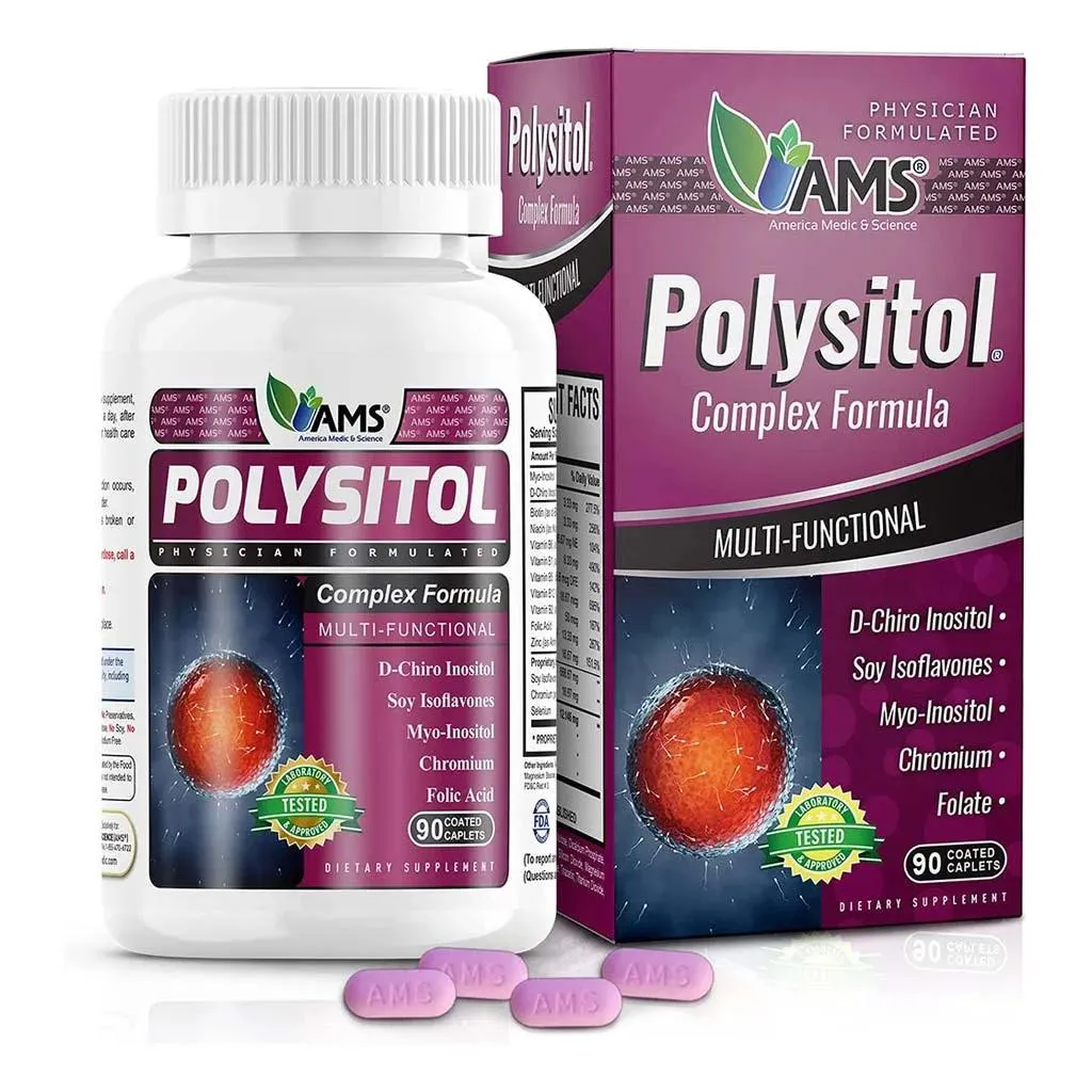 Ams Polysitol Caplet, Fertility Supplement For Women, Pack Of 90's
