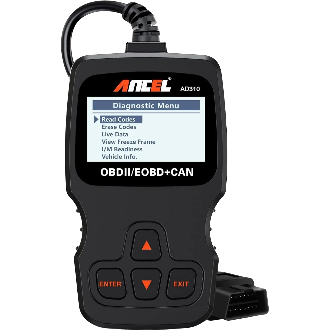 ANCEL Engine Code Reader ODB2 Car Diagnostic Scanner Turn Off Engine Check MIL AD310