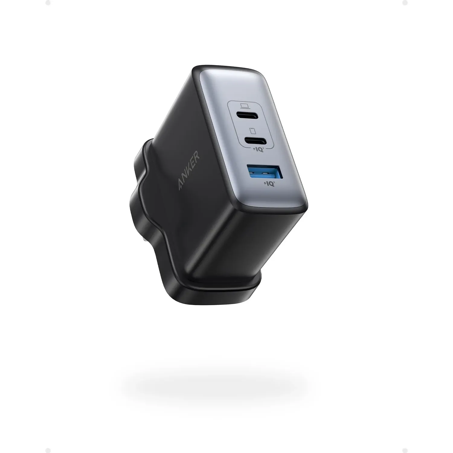 Anker 100w Usb C Charger, 736 Gan Ii Charger, 3-port Fast Compact Wall Charger