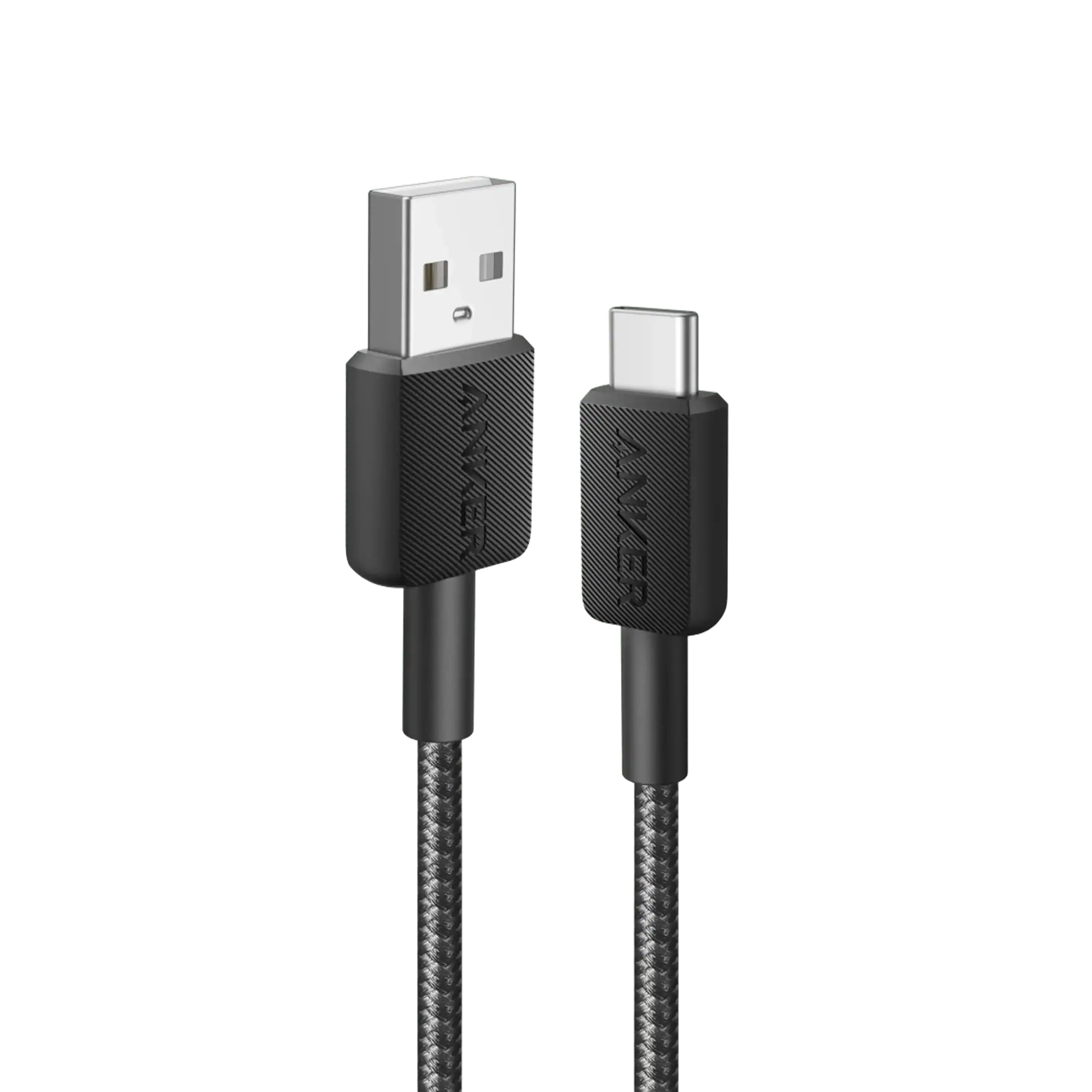 Anker 322 Usb-a To Usb-c Cable 3ft Braided Black