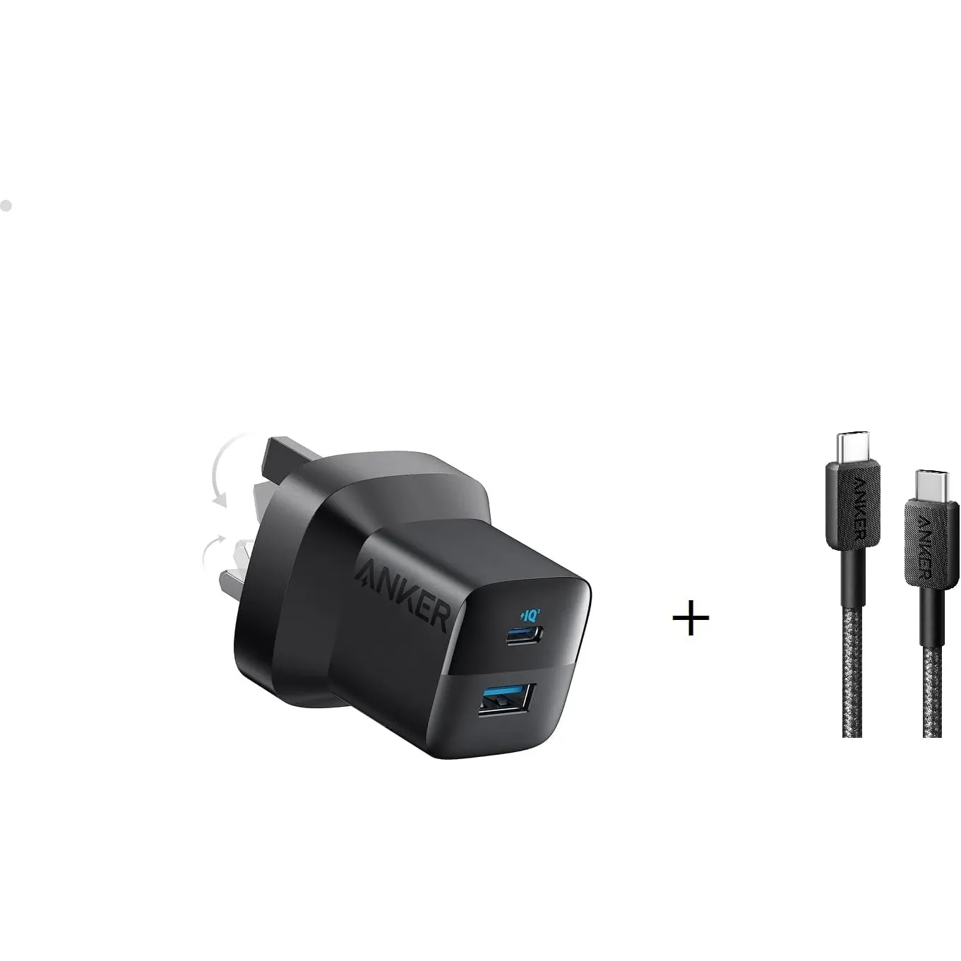 Anker 323 Charger 33w 3ft Usb C To Usb C Bundle