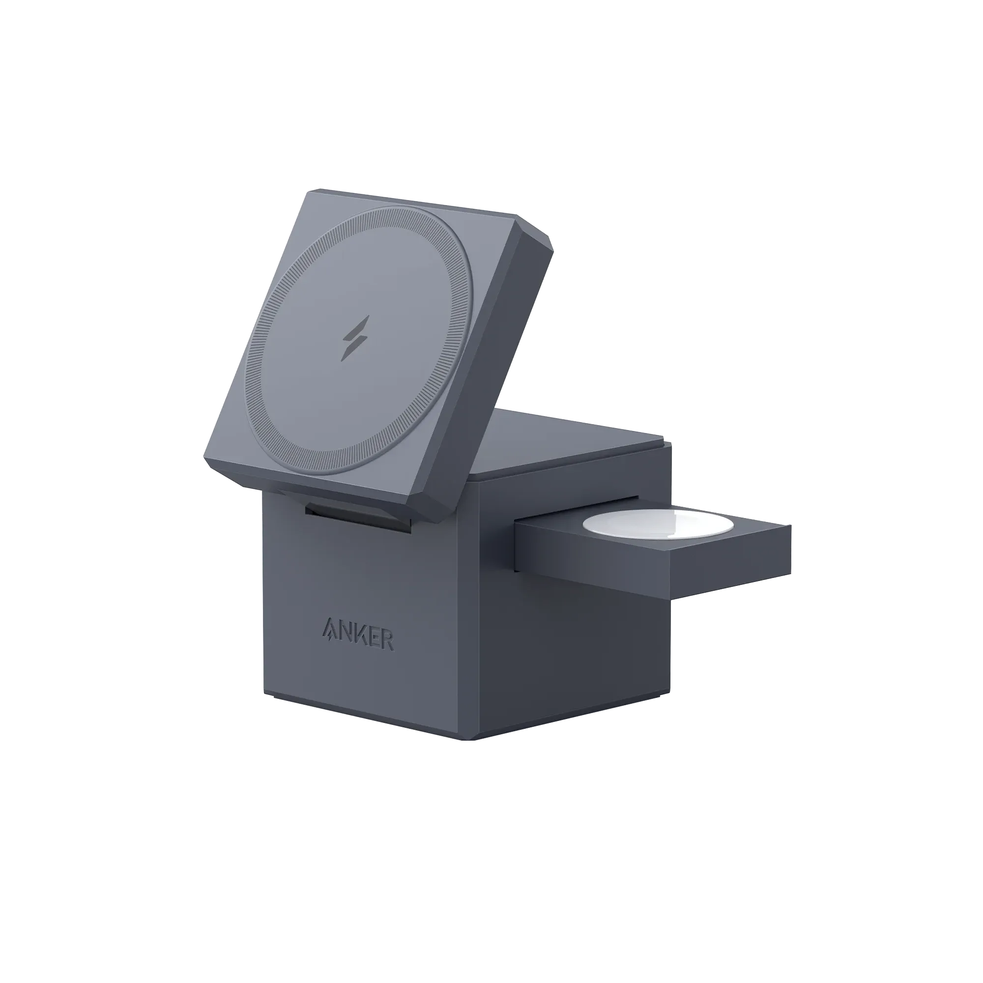 Anker 3-in-1 Cube With Magsafe B2b - Universal Gray