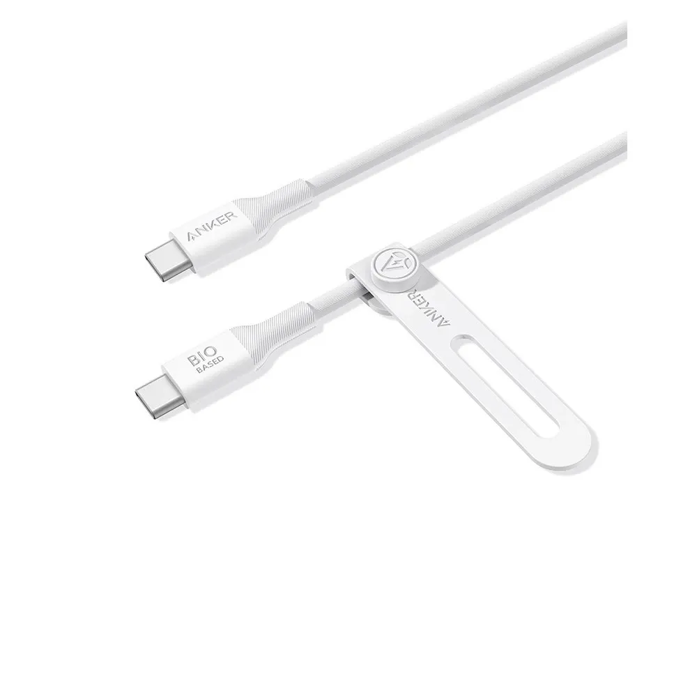 Anker 544 Usb-c To Usb-c Cable Bio-based 3ft White