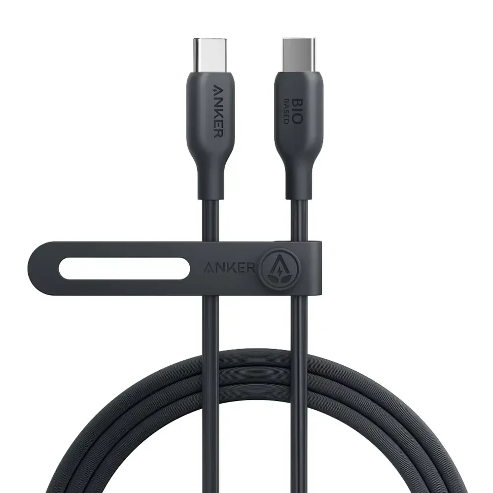 Anker 544 Usb-c To Usb-c Cable Bio-based 6ft Black
