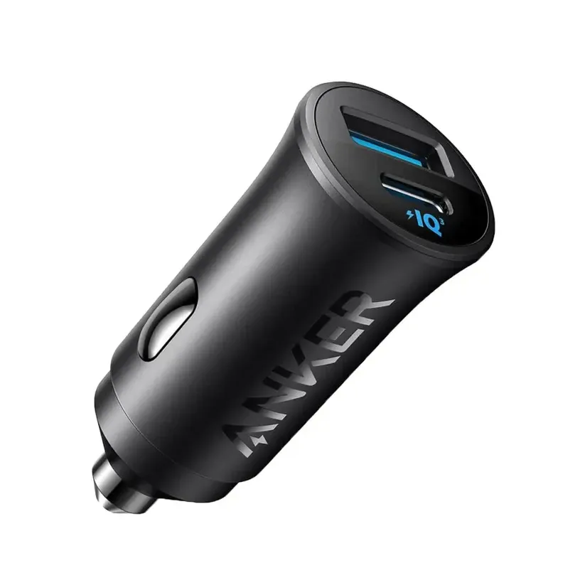 Anker Car Charger 30w, 2 Ports Black