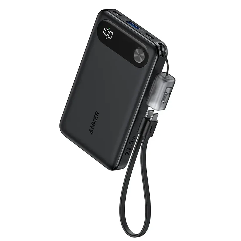 Anker Power Bank 10k, 22.5w B2b - Universal Excluded Cn, Europe Black