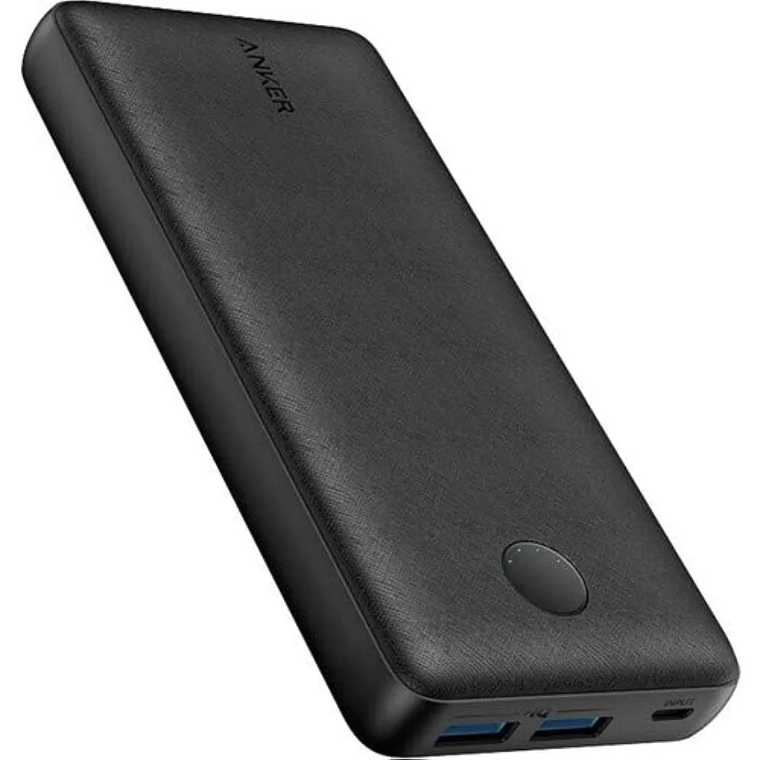 Anker Powercore Select 20000, 20000mah Power Bank With 2 Usb-a Ports, Light Weight Portable Charger, Poweriq 2.0 18w External Battery