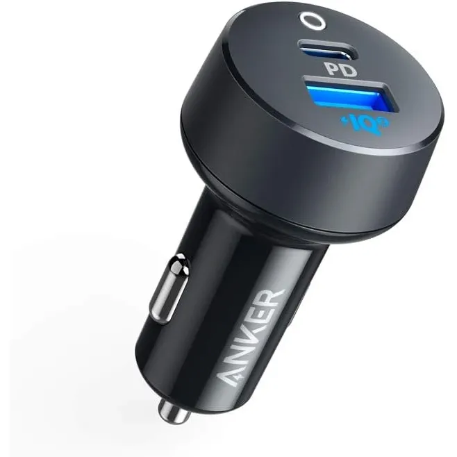 Anker Usb C Car Charger, 35w 2-port Compact, 20w Power Delivery Type C Car Charger
