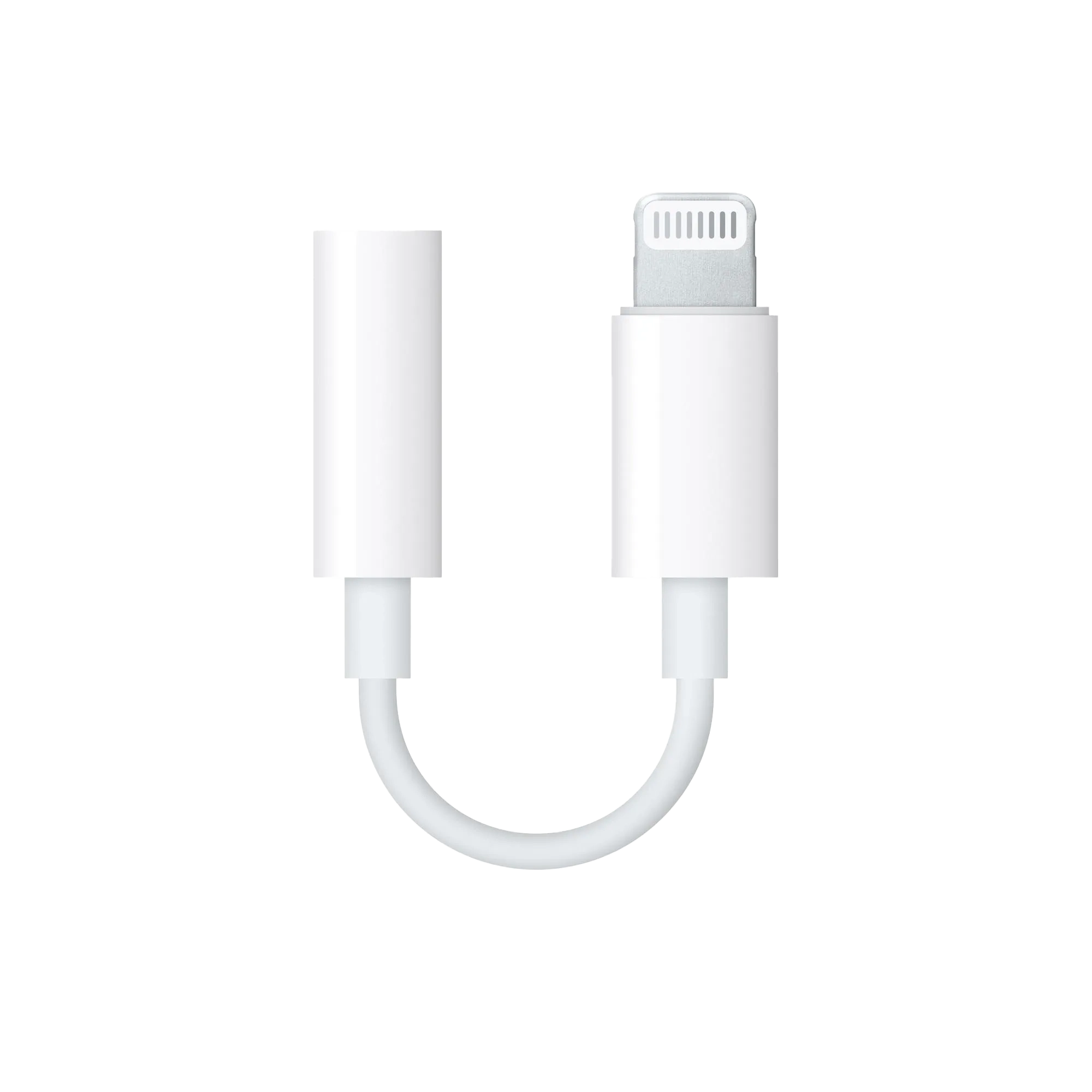 Apple Lightning To 3.5mm Headphone Jack Adapter White, MMX62ZM-A