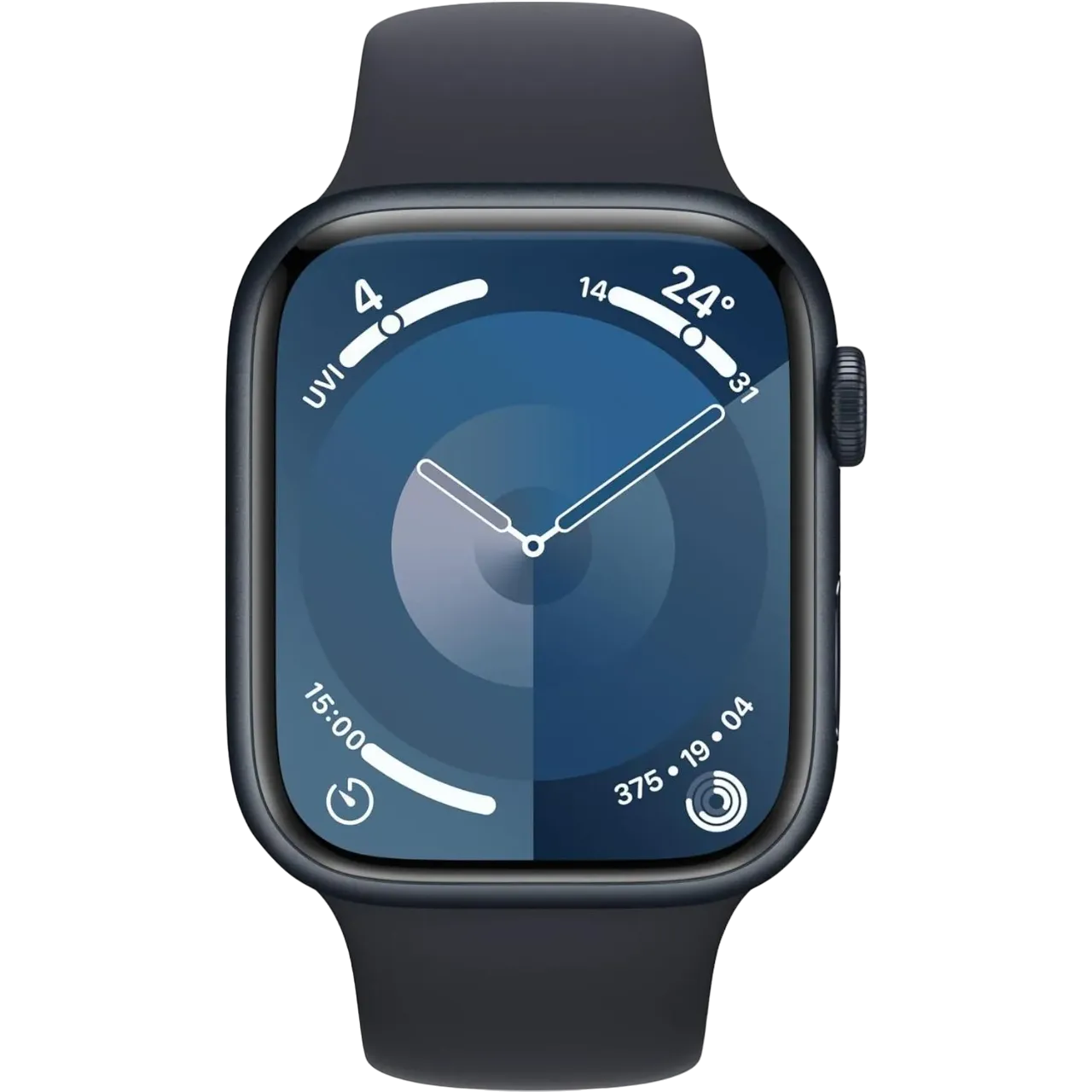 Apple Watch Series 9 Gps 41Mm Smartwatch With Midnight Aluminum Case With Midnight Sport Band M/L