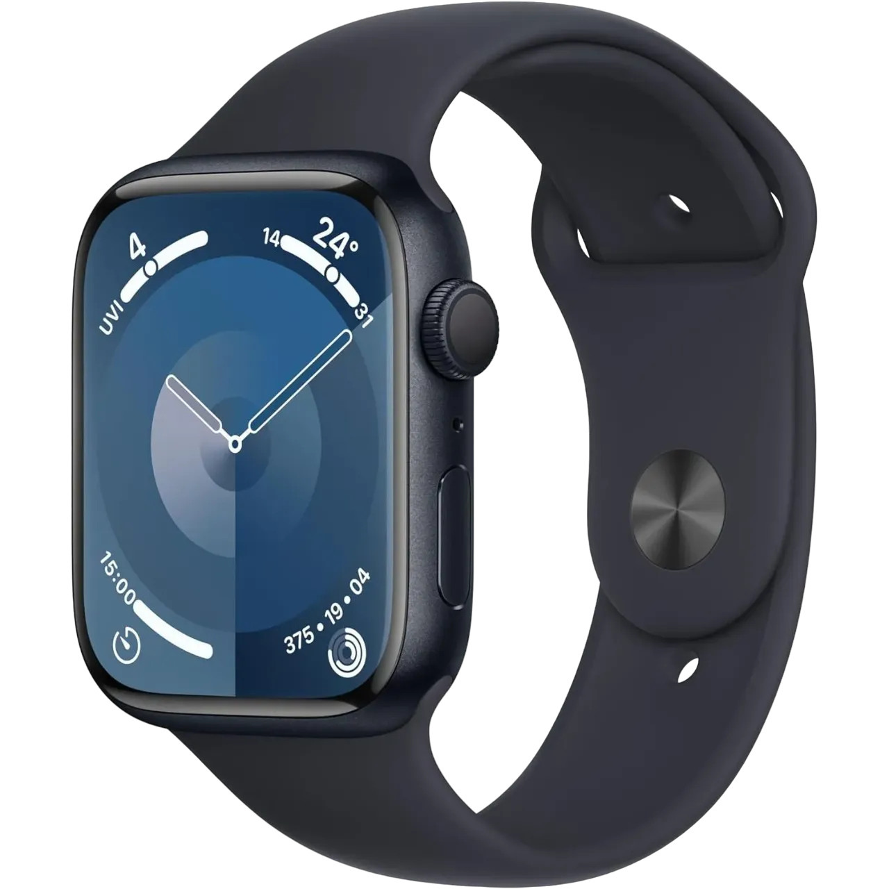 Apple Watch Series 9 Gps 41Mm Smartwatch With Midnight Aluminum Case With Midnight Sport Band M/L