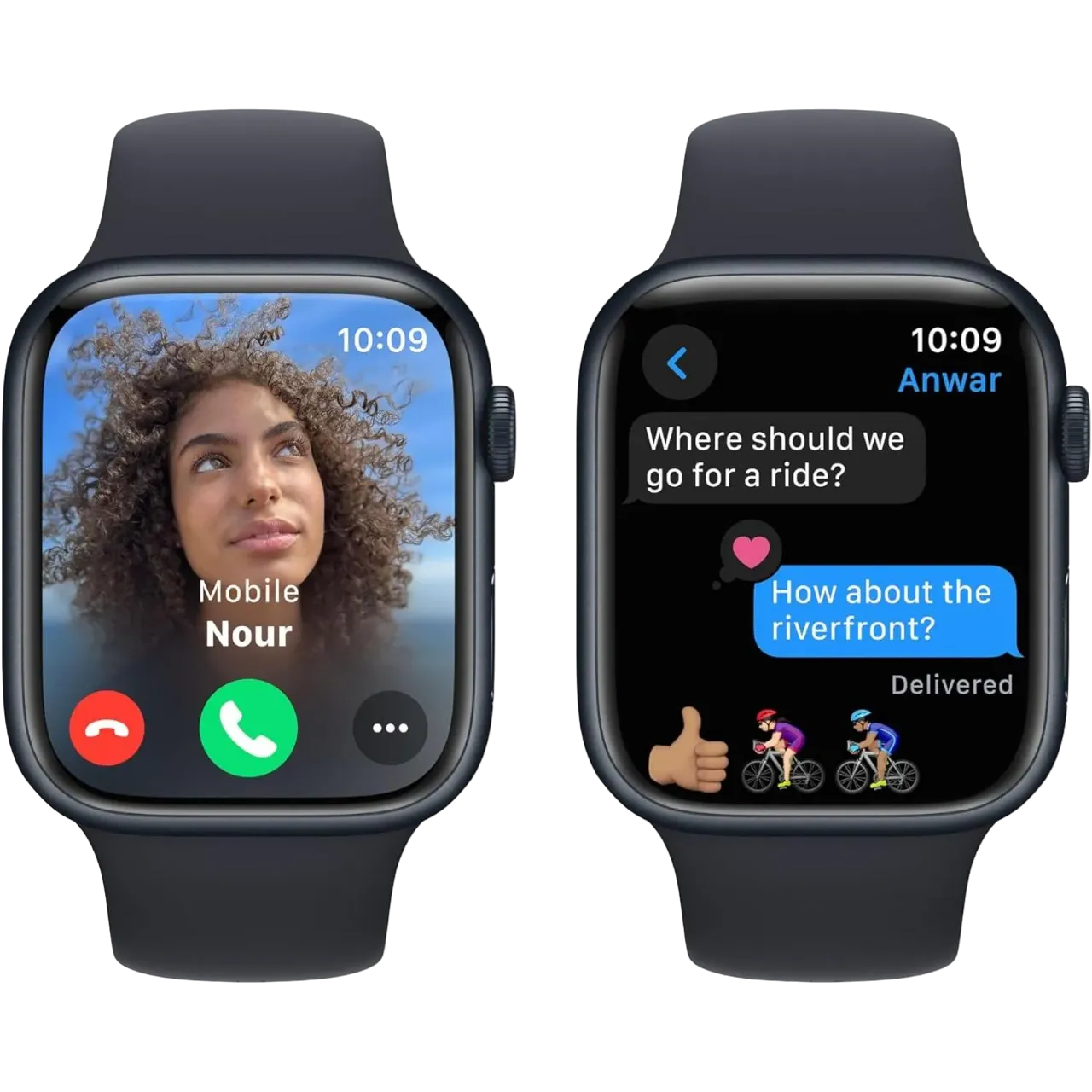 Apple Watch Series 9 Gps 41Mm Smartwatch With Midnight Aluminum Case With Midnight Sport Band M/L