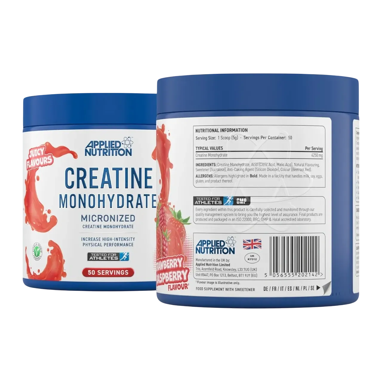 Applied Nutrition Creatine Monohydrate Strawberry & Raspberry 250g