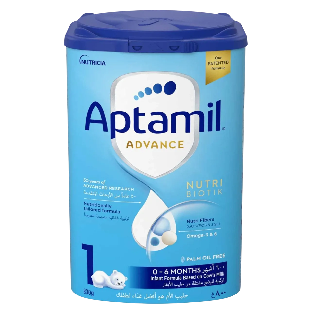 Aptamil Advance Infant Milk Formula Palm Oil Free Stage 1 From 0 To 6 Months 800g