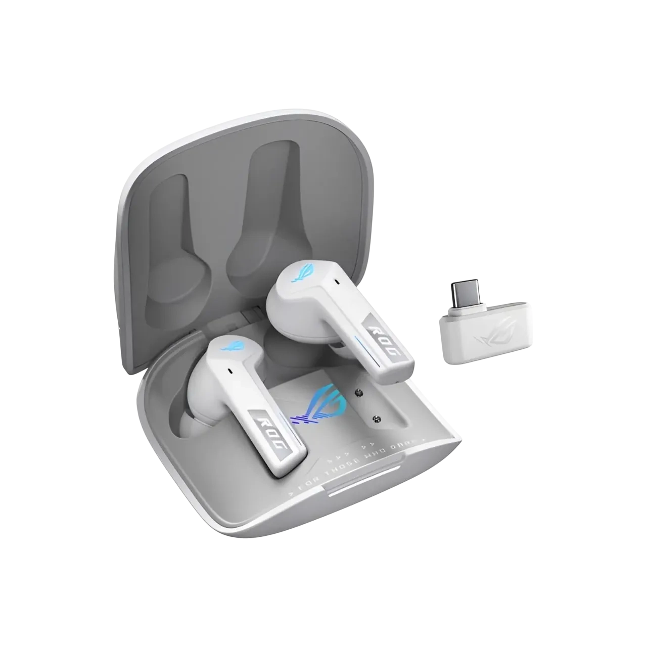 Asus Rog Cetra True Wireless Speednova Gaming Earbuds, White, 90yh03y0-btua10