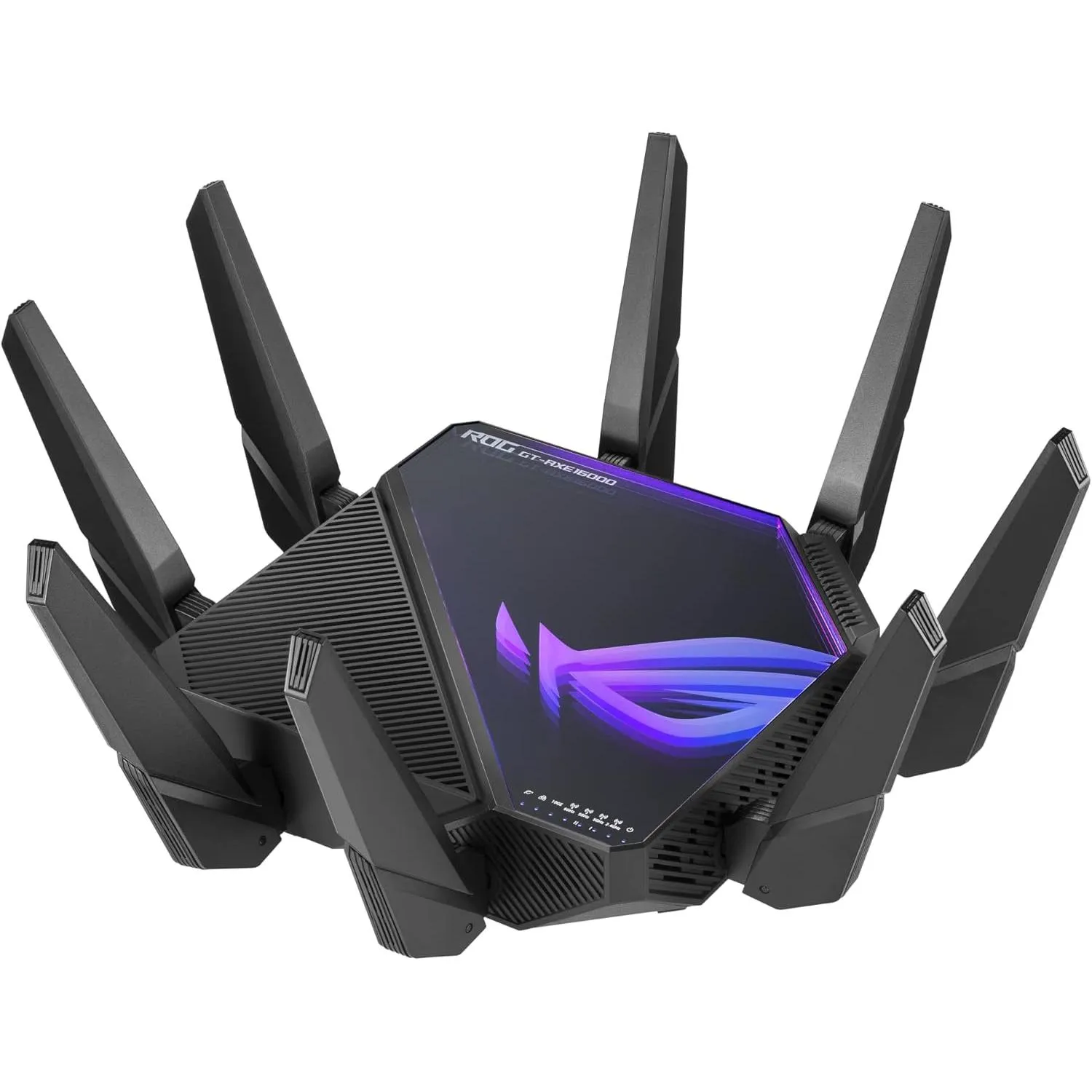 Asus Rog Rapture Gt-axe16000 Wifi 6e Gaming Router, Quad-band, 10g Ports, Aimesh, Vpn Fusion, Game Acceleration