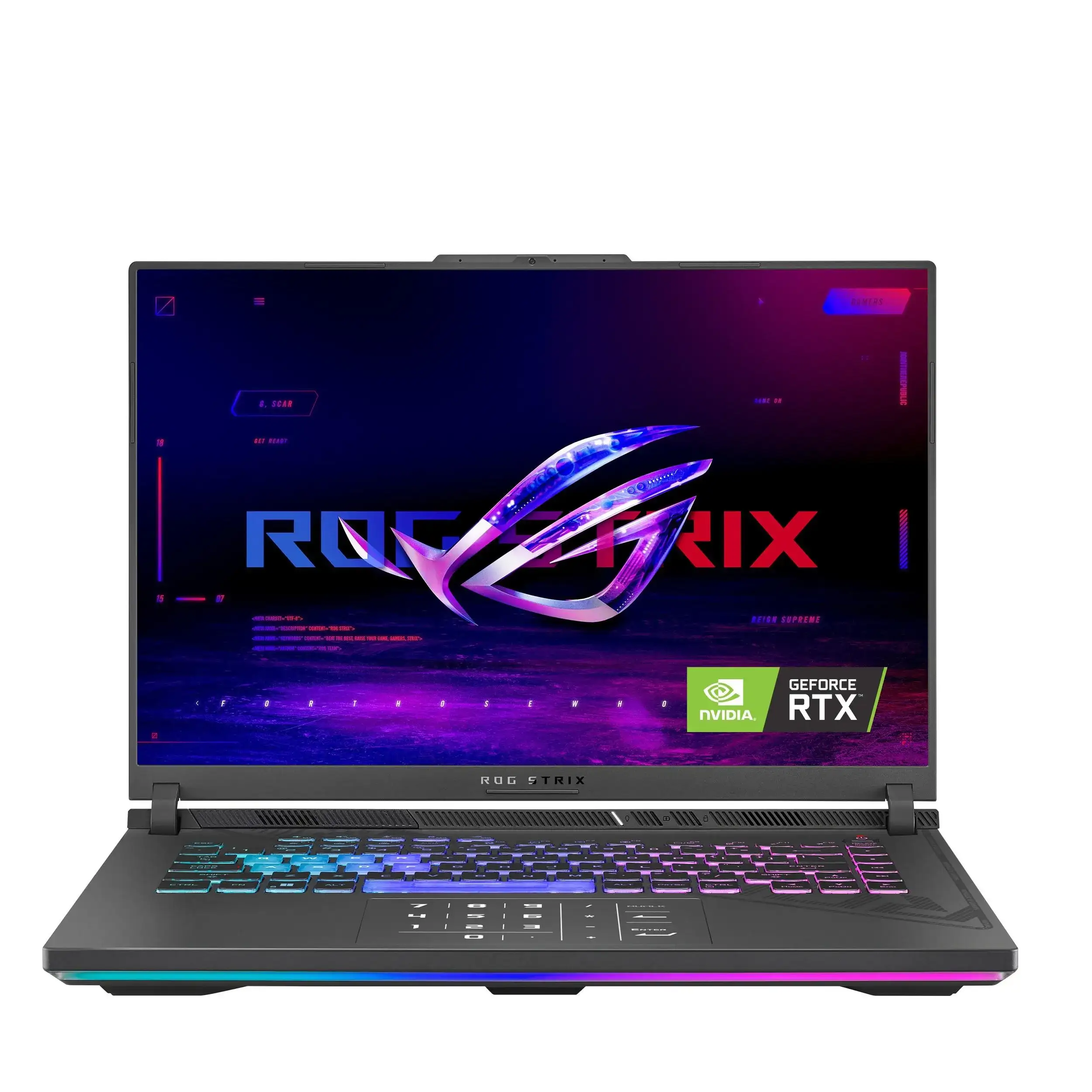 Asus Rog Strix G16 G614jv-i7161g Gaming Laptop, 13th Gen Intel Core I7-13650hx Processor, 16GB Ram, 1TB Ssd, 8GB Nvidia Geforce, Windows 11 Home, Eclipse Grey