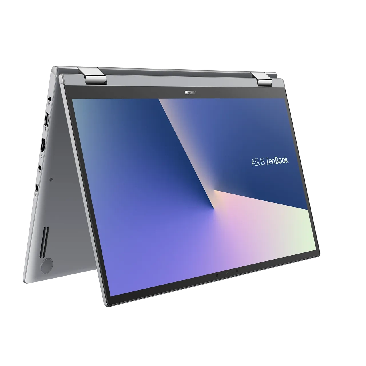 Asus Zenbook Q508ug-212.r7tbl Convertible 2-in-1 Laptop, Amd Ryzen 7-5700u, 8GB Ram, 256GB Ssd, 15.6-inch Fhd Touch, Windows 11, Silver International Version