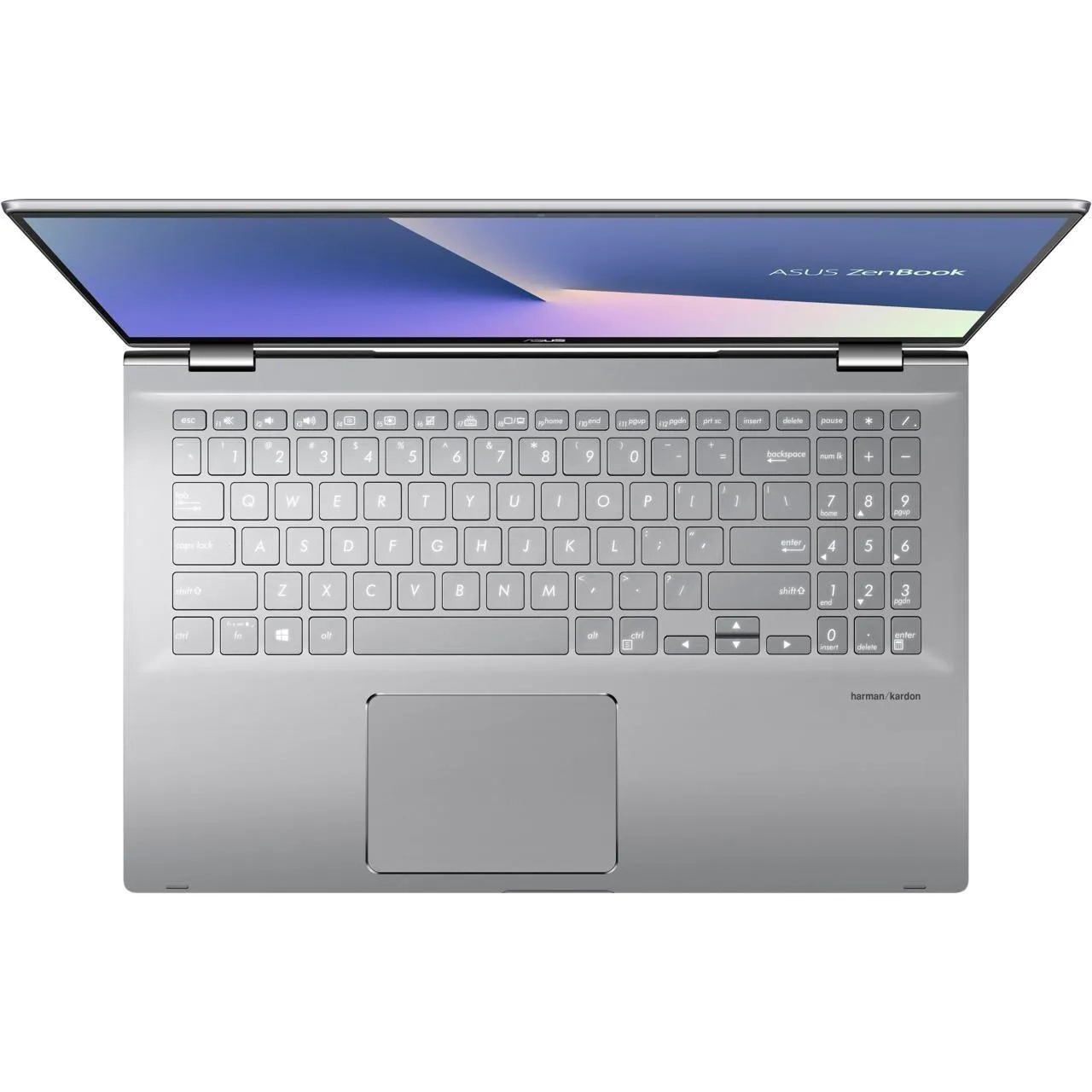 Asus Zenbook Q508ug-212.r7tbl Convertible 2-in-1 Laptop, Amd Ryzen 7-5700u, 8GB Ram, 256GB Ssd, 15.6-inch Fhd Touch, Windows 11, Silver International Version