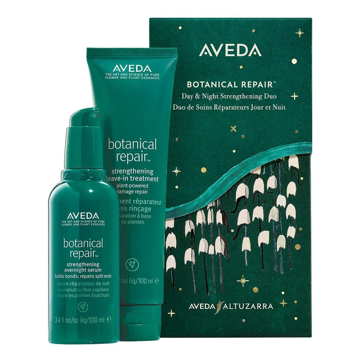 Aveda Botanical Repair Day & Night Strengthening Treatments Set