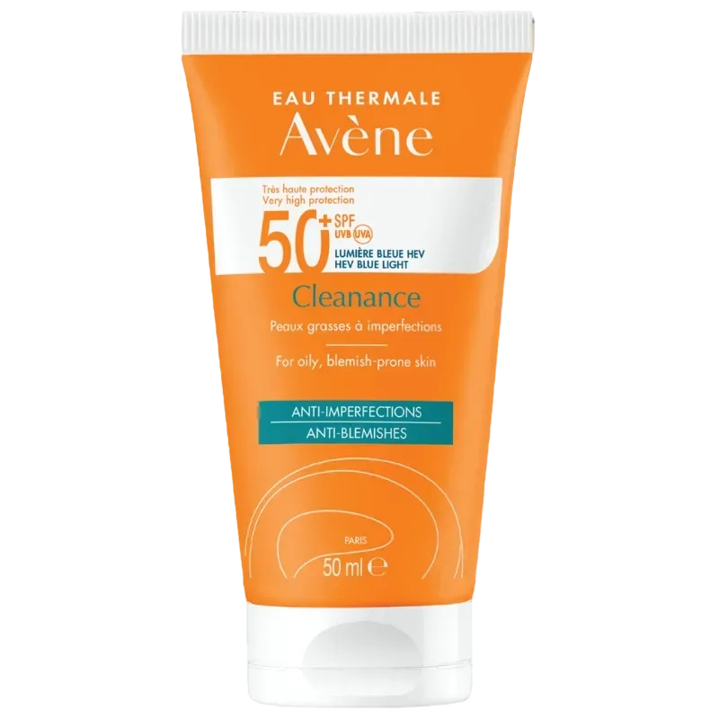 Avene Eau Thermale Cleanance Sunscreen SPF50+ , 50Ml