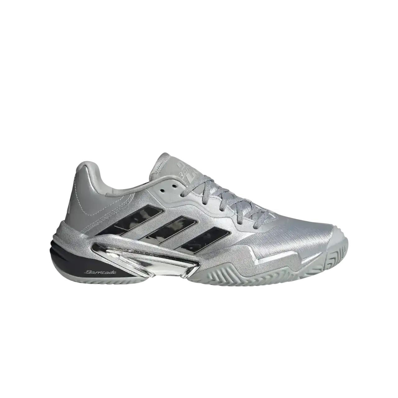 Adidas Barricade 13 Silver Edition Tennis Shoes Silver Metallic / Silver Metallic / Dash Grey Size 41 1/3