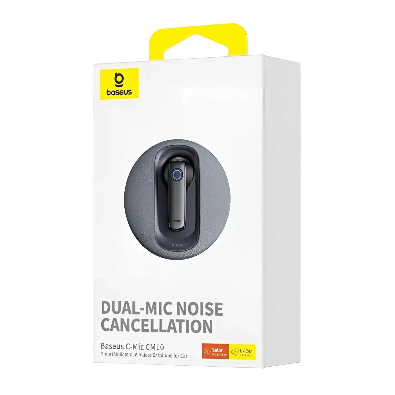 Baseus C-mic Cm10 Smart Unilateral Wireless Earphone For Car, Cluster Black, Ba.a00054700111-00.bk
