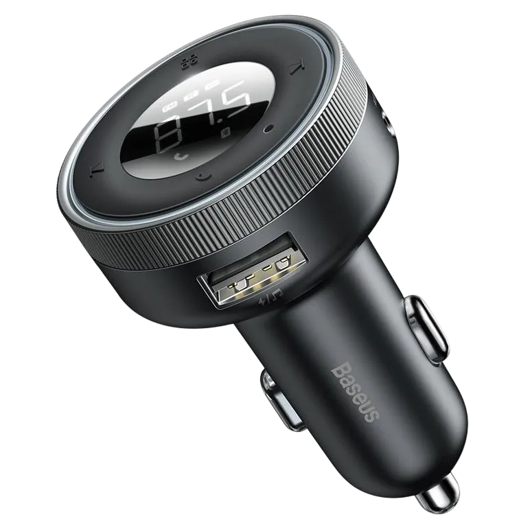 Baseus Enjoy Car Wireless Mp3 Charger Wireless 5.0+5v/3.4a Black Cclh-01