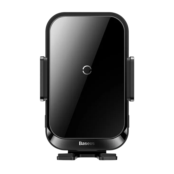 Baseus Halo Electric Wireless Charging Car Mount 15w Black Sudd000001