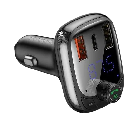 Baseus Transmitter Fm Tws T-typed S-13 Pps Fast Charger Edition Black Ccmt000101