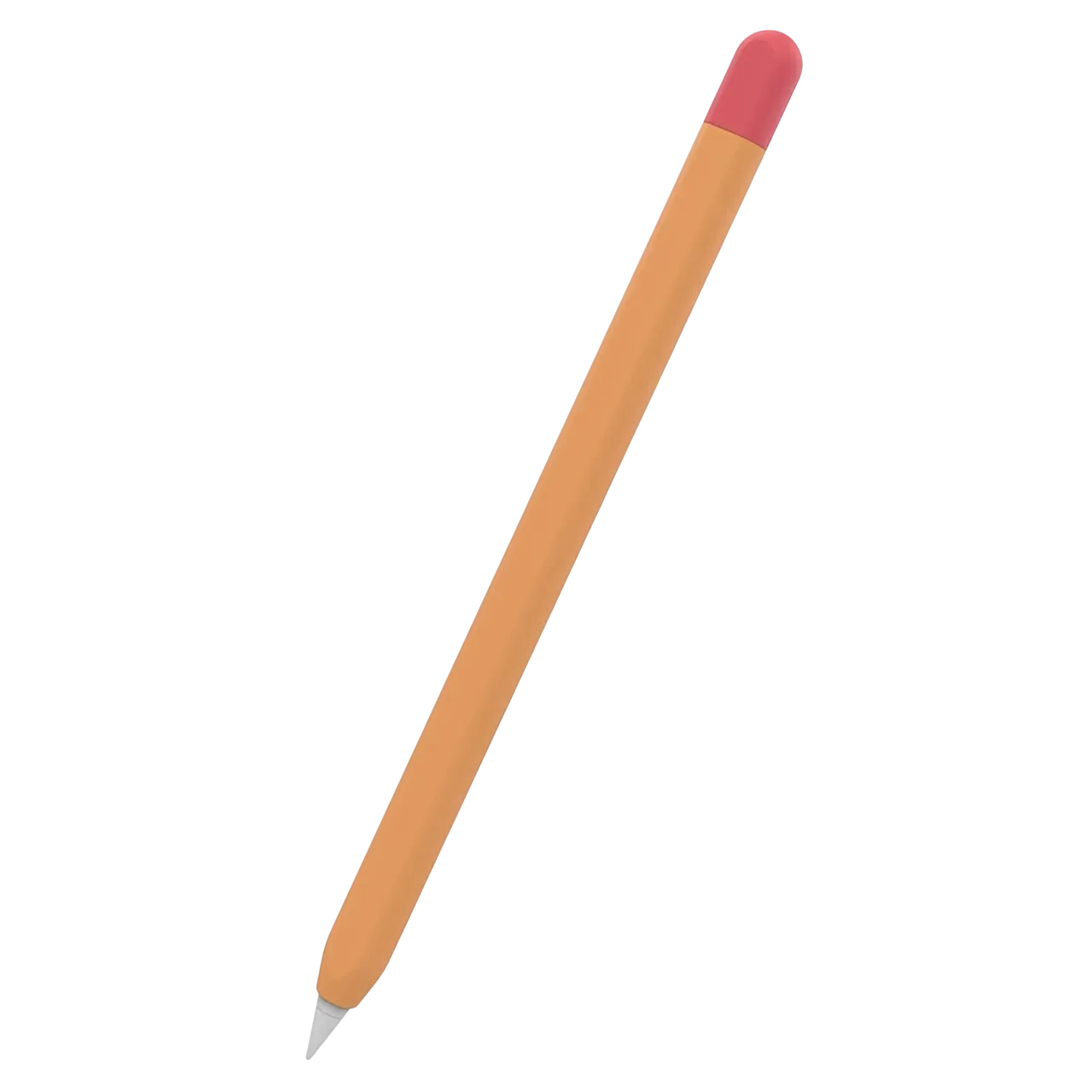 Baykron Pt65-2 Duotone Silicone Case Orange For Apple Pencil 2nd Gen, Orange, PT65-2-ORG