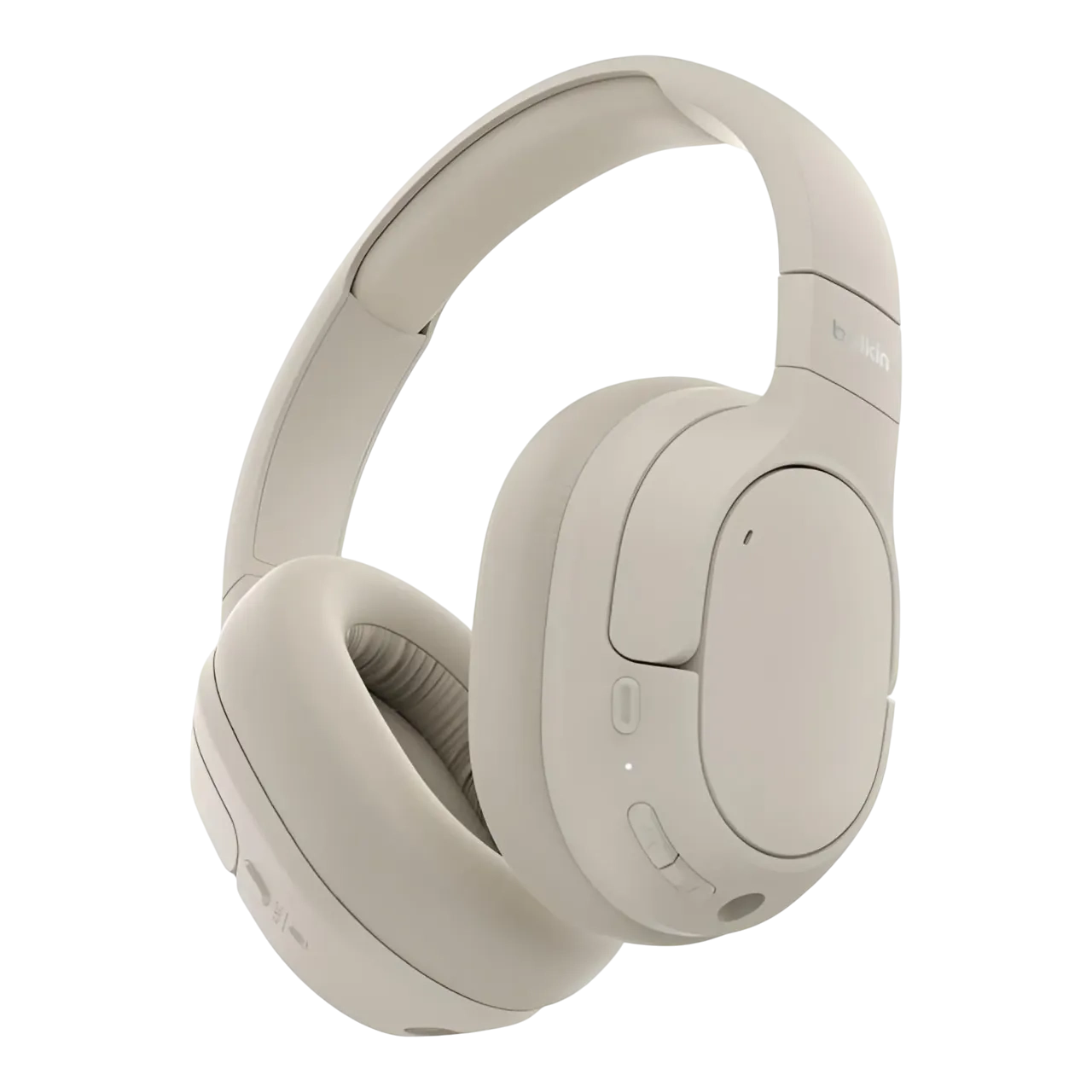 Belkin Audio Soundform Isolate Anc Wireless Over-ear Headphones, Sand, Aud008hqsa