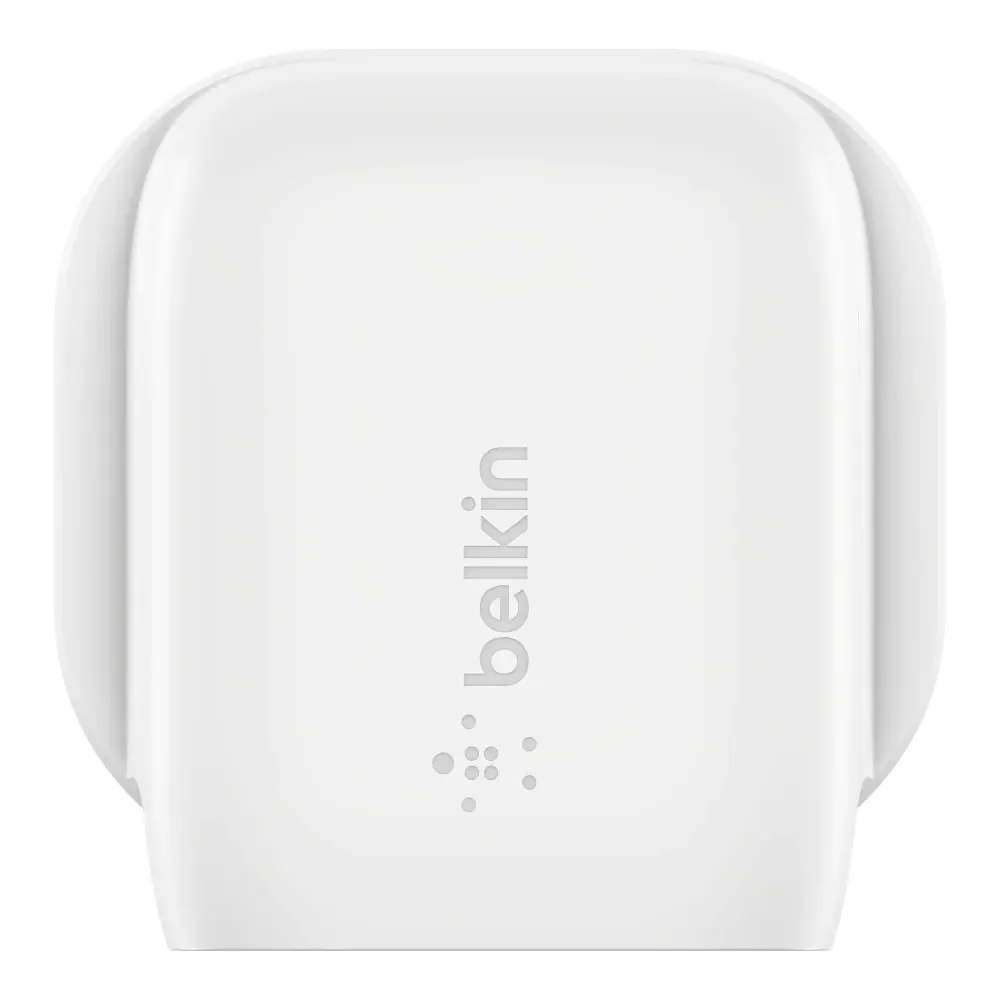 Belkin Boost Charge 20w Usb C Wall Charger Pd 3.0 Fast Charger For Apple Uk 3 Pin Plug Type White
