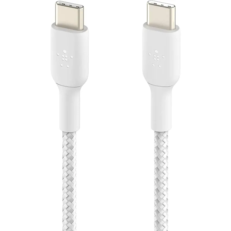 Belkin Boost Charge Usb-c To Usb-c Braided Cable 2 Meter White