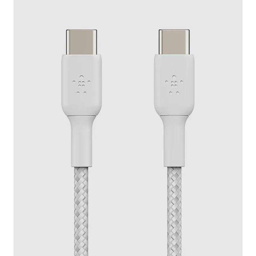 Belkin Boost Charge Usb-c To Usb-c Braided Cable 2 Meter White