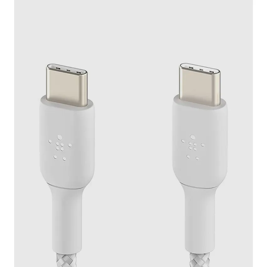 Belkin Boost Charge Usb-c To Usb-c Braided Cable 2 Meter White