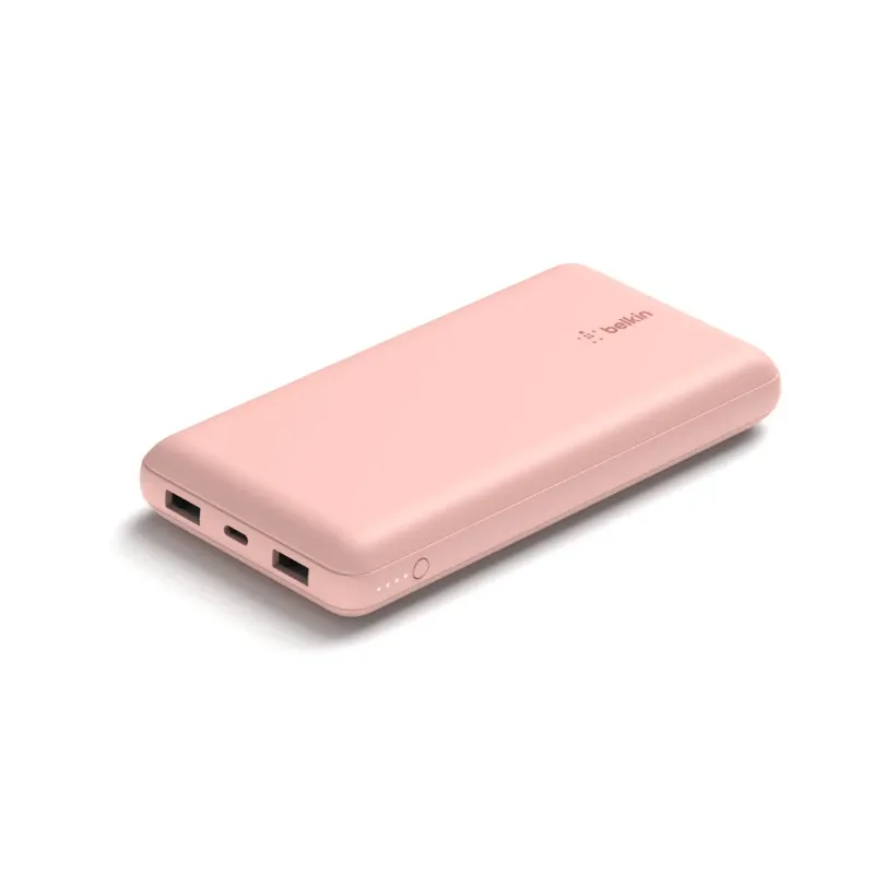 Belkin Boostcharge 20k 15w Powerbank Usb-c 1x And Usb-a 2x Rose Gold