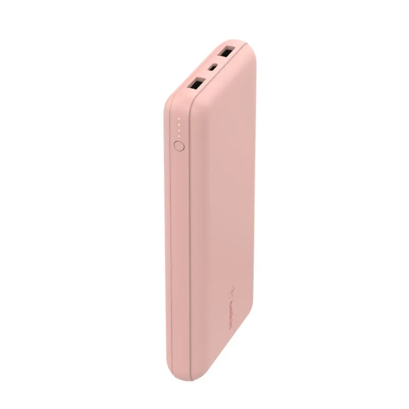 Belkin Boostcharge 20k 15w Powerbank Usb-c 1x And Usb-a 2x Rose Gold