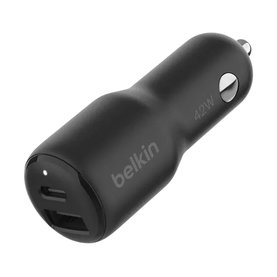 Belkin Boostcharge Dual Car Charger 42w Black Ccb005btbk